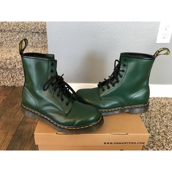 emerald green doc martens